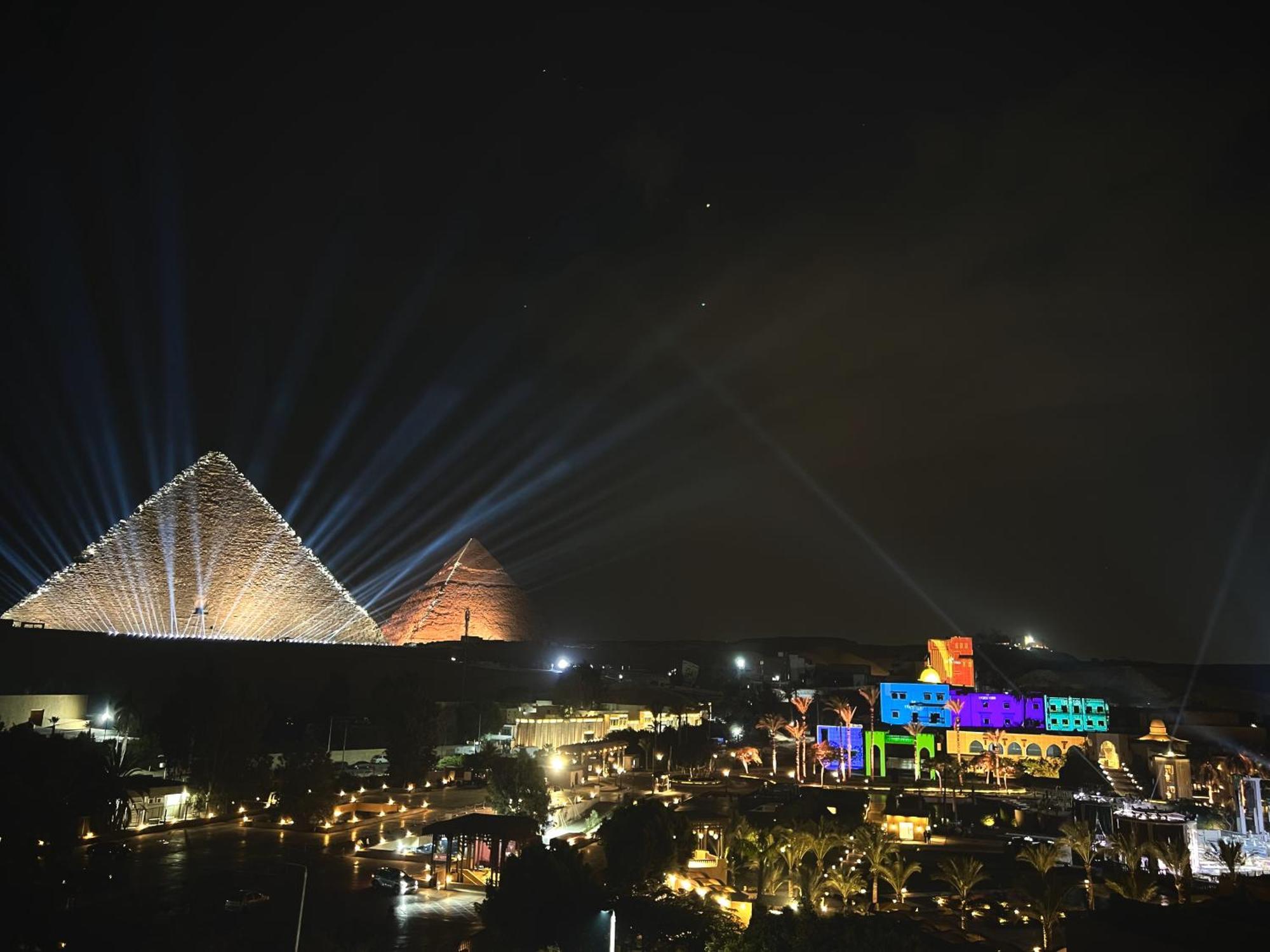 Turquoise Pyramids & Grand Egyptian Museum View Hotel Kafrat al Jabal Экстерьер фото